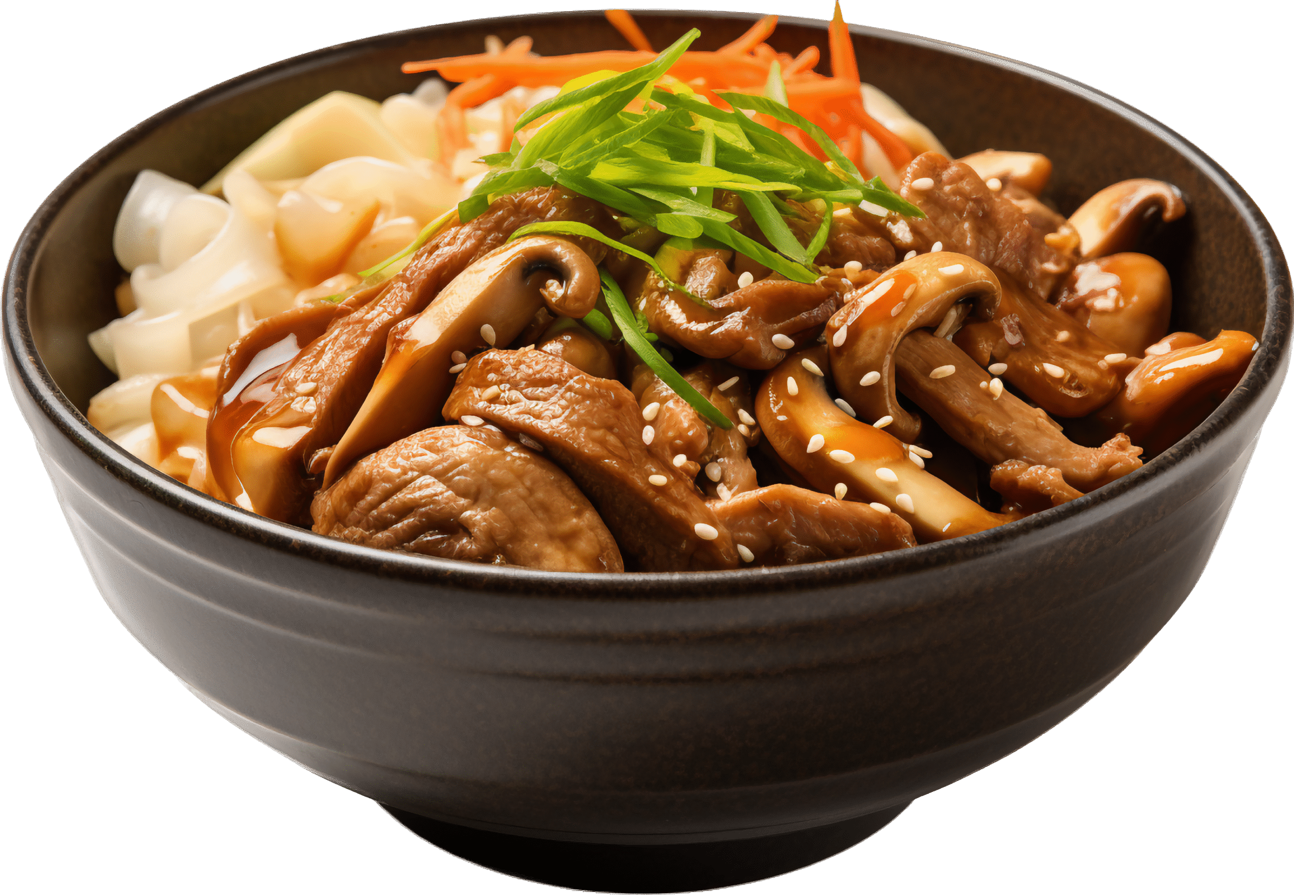 Beef in black bean sauce